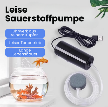 AEXZR® USB-Mini Aquarium Luftpumpe – extrem leise und tragbar