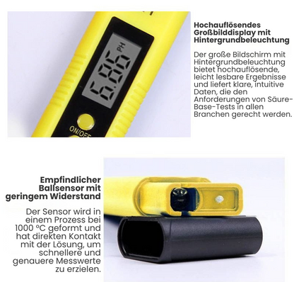 AEXZR® Tragbarer pH-Tester