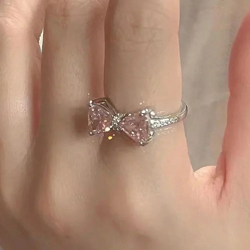 CZTICLE® Fashion Adjustable Bow Ring Jewelry
