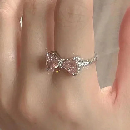 CZTICLE® Fashion Adjustable Bow Ring Jewelry